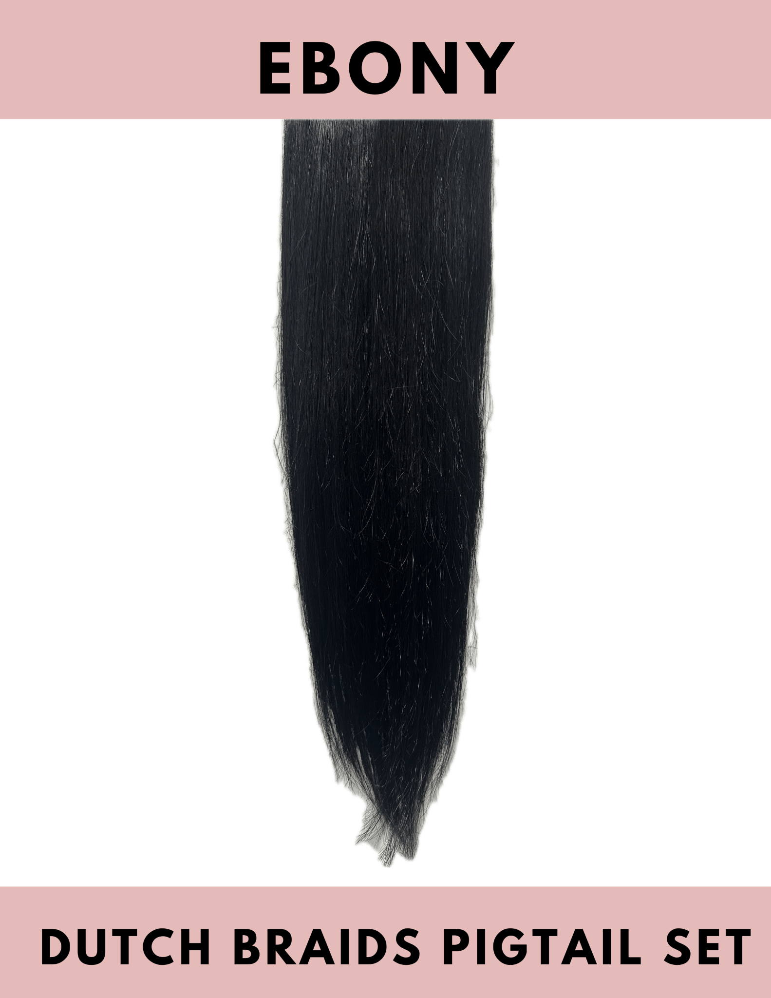 Dutch Braid Pigtails Set - The Perfect Posh