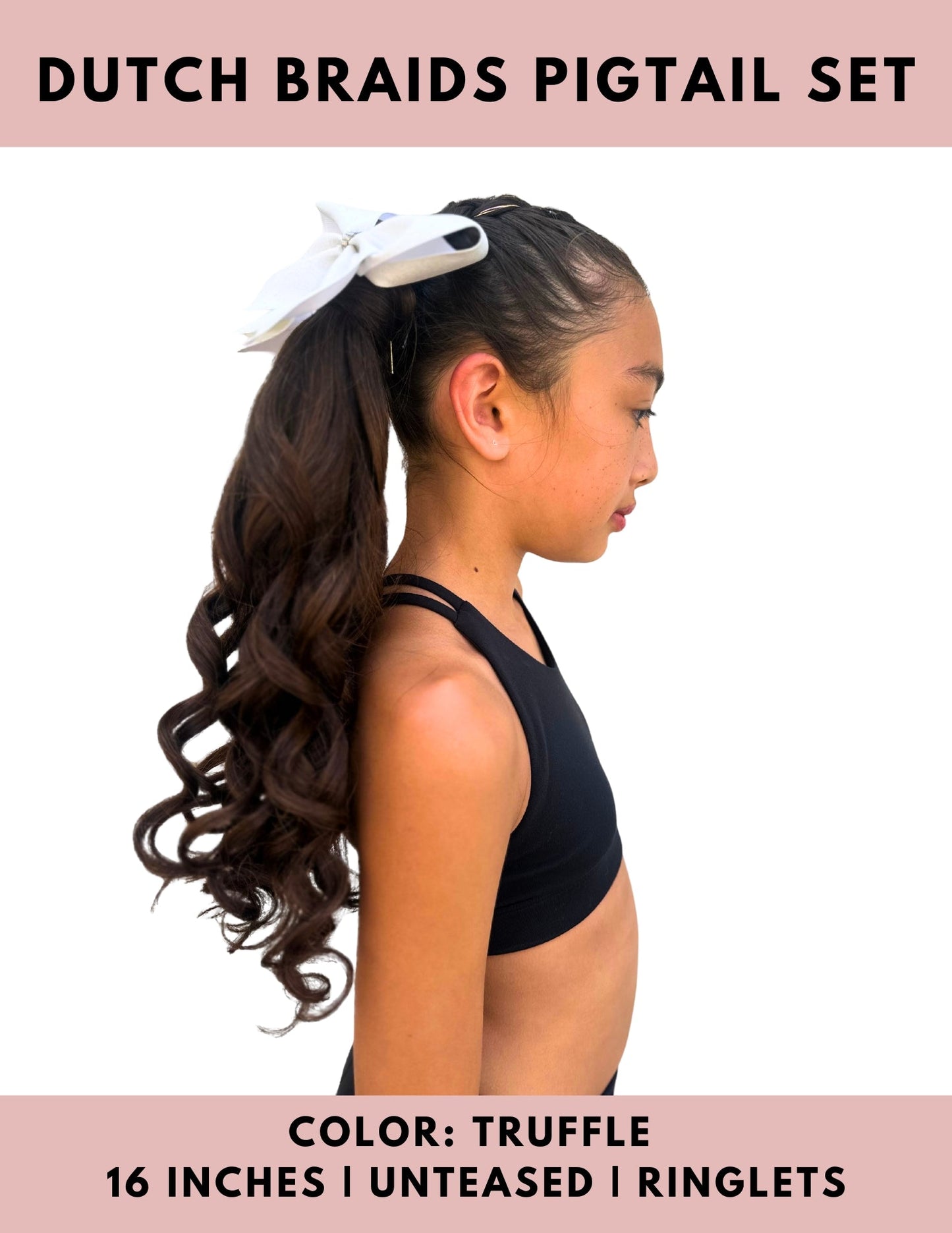 Dutch Braid Pigtails Set - The Perfect Posh