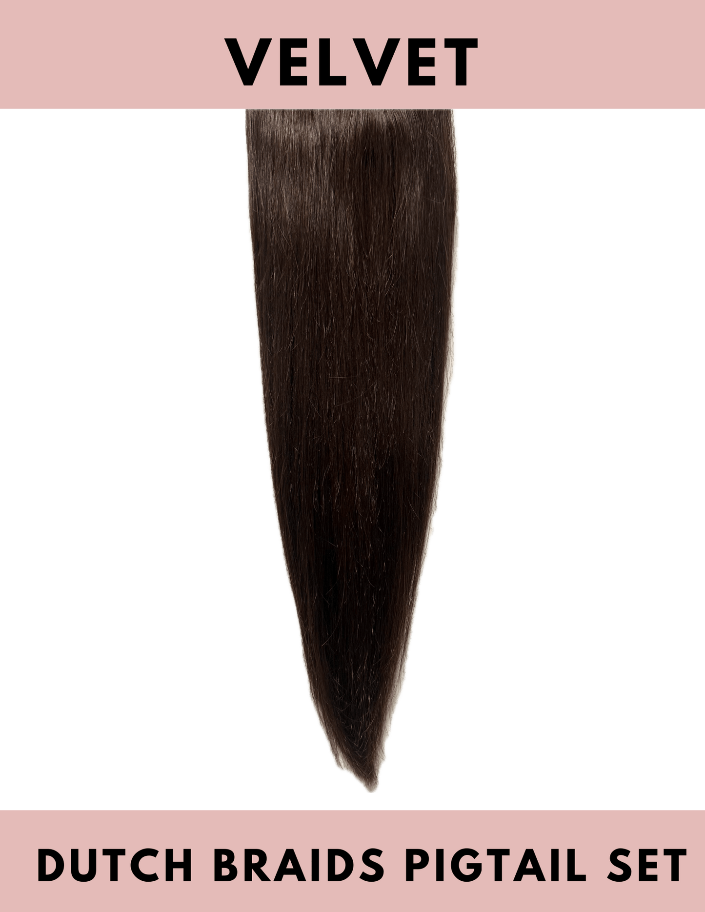 Dutch Braid Pigtails Set - The Perfect Posh