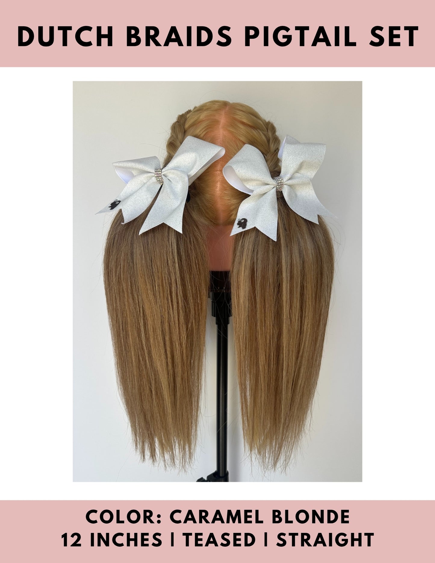 Dutch Braid Pigtails Set