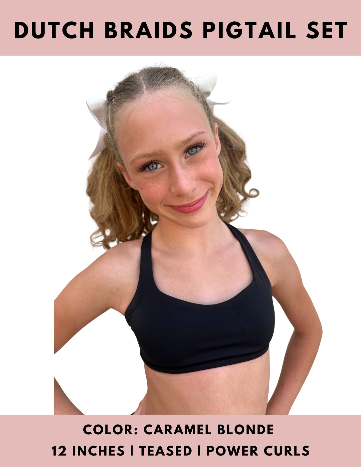 Dutch Braid Pigtails Set