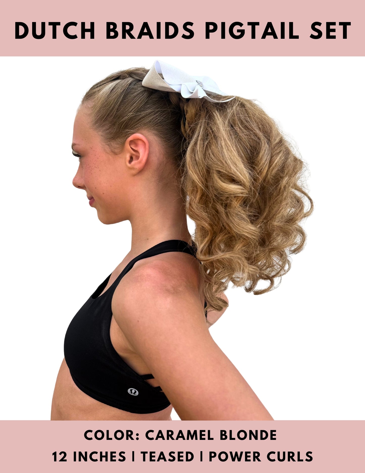 Dutch Braid Pigtails Set