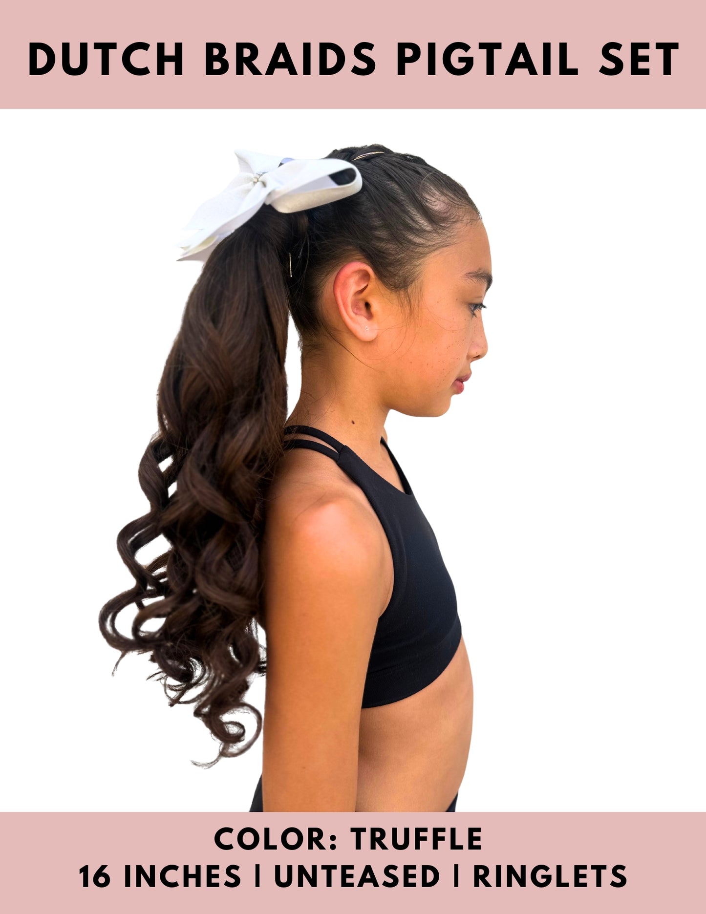 Dutch Braid Pigtails Set