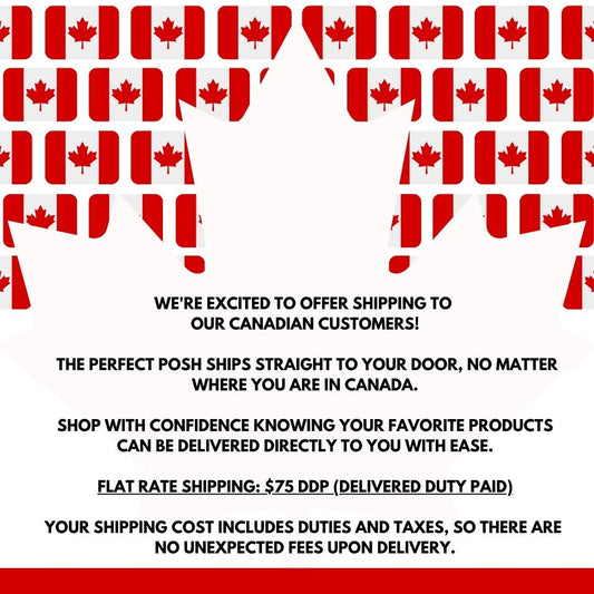 Canada Shipping Now Available - The Perfect Posh