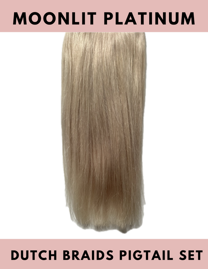Dutch Braid Pigtails Set