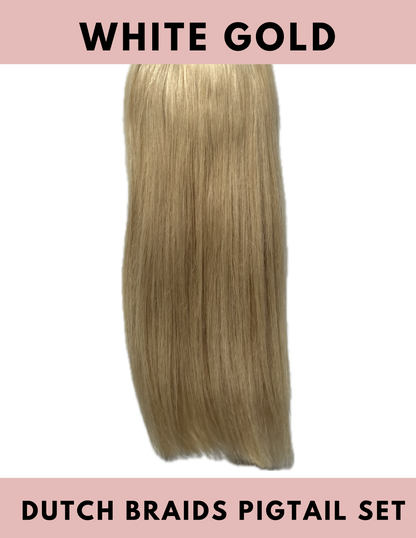 Dutch Braid Pigtails Set