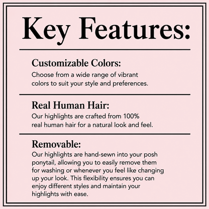Additional Colored Highlights - The Perfect Posh