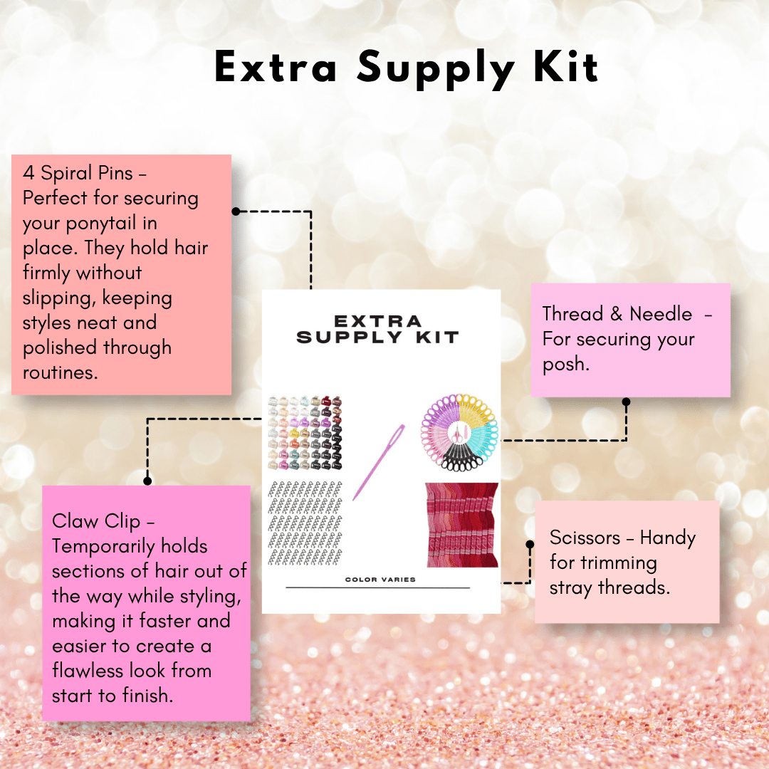 Cheer Hair Supply Kit - Competition Ready Essentials - The Perfect Posh