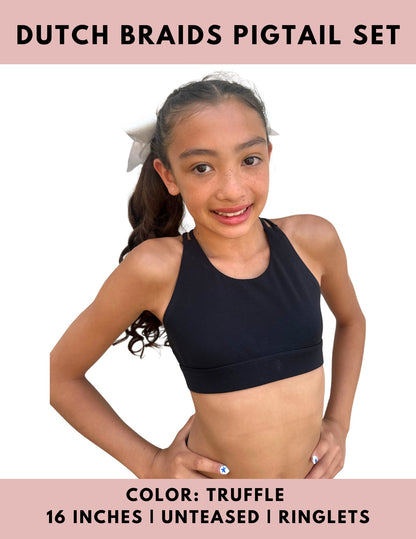 Dutch Braid Pigtails Set - The Perfect Posh