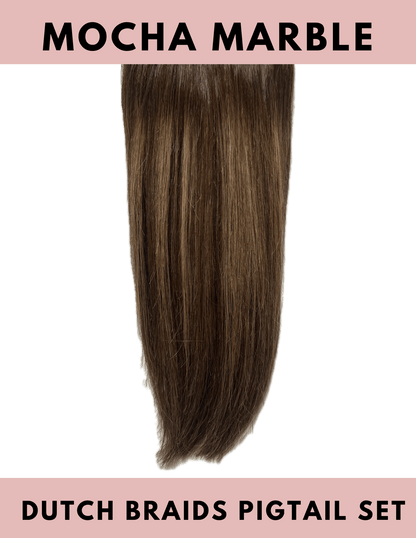 Dutch Braid Pigtails Set - The Perfect Posh