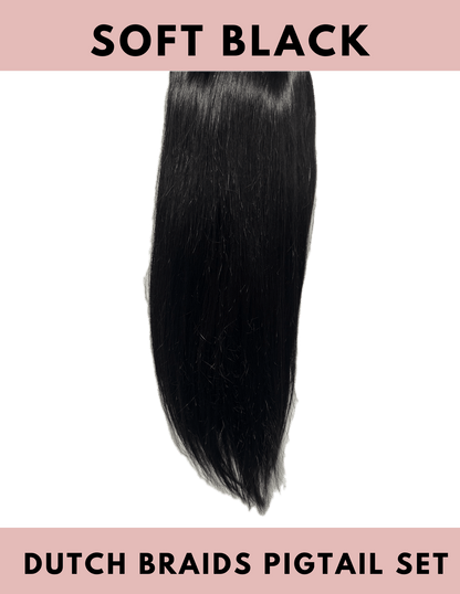 Dutch Braid Pigtails Set - The Perfect Posh