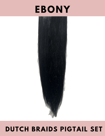 Dutch Braid Pigtails Set - The Perfect Posh