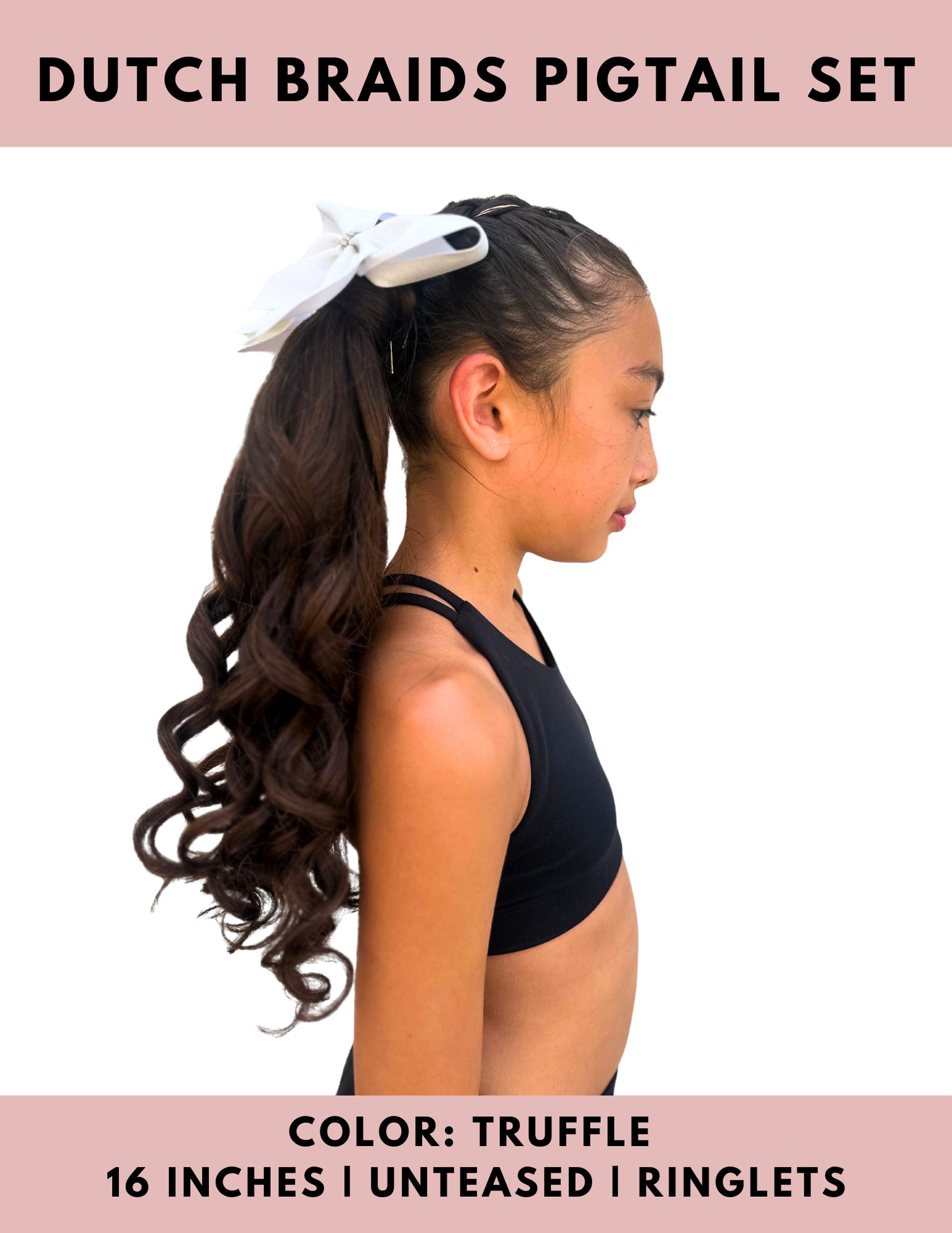 Dutch Braid Pigtails Set - The Perfect Posh