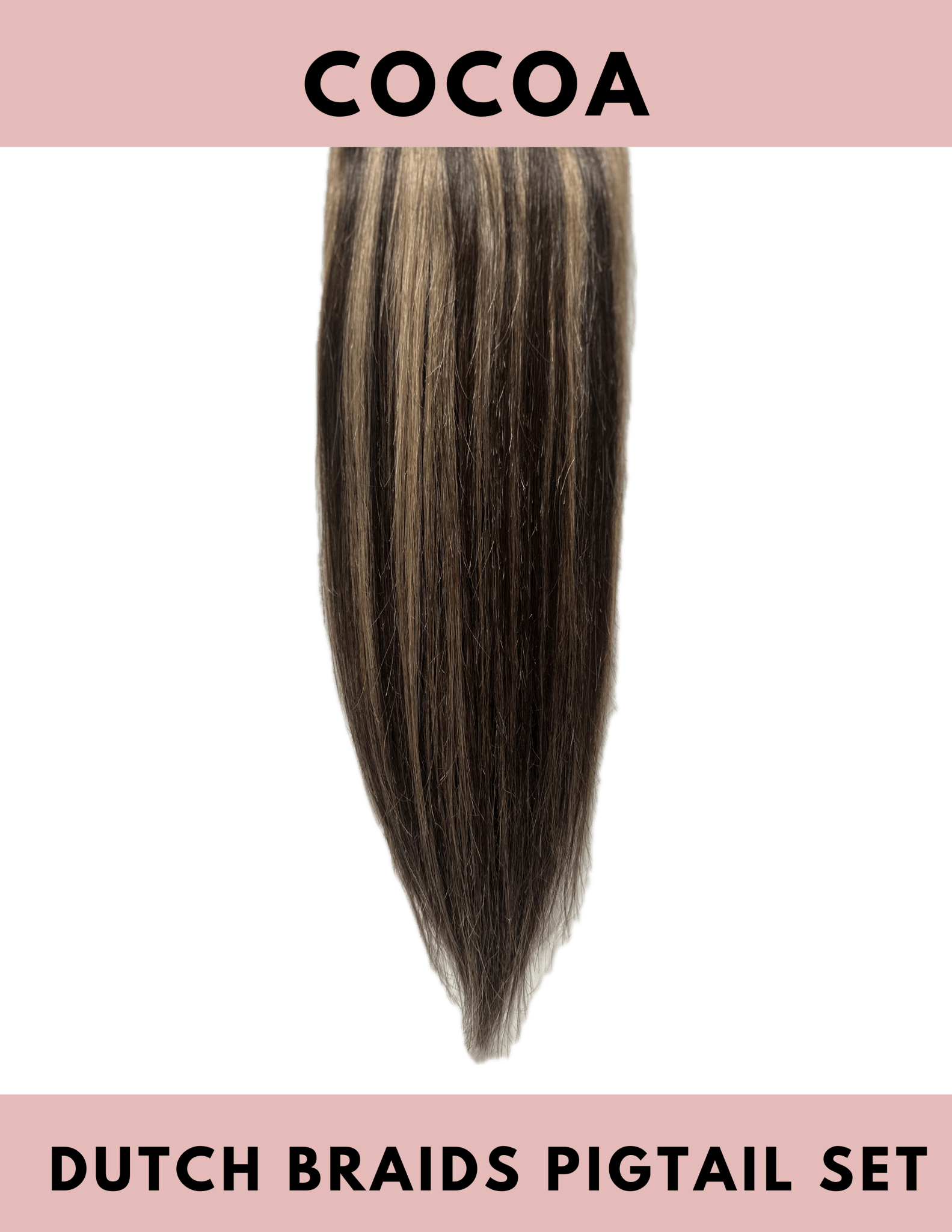 Dutch Braid Pigtails Set - The Perfect Posh