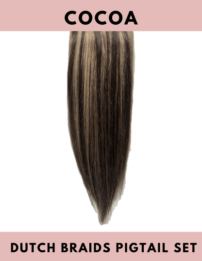 Dutch Braid Pigtails Set - The Perfect Posh