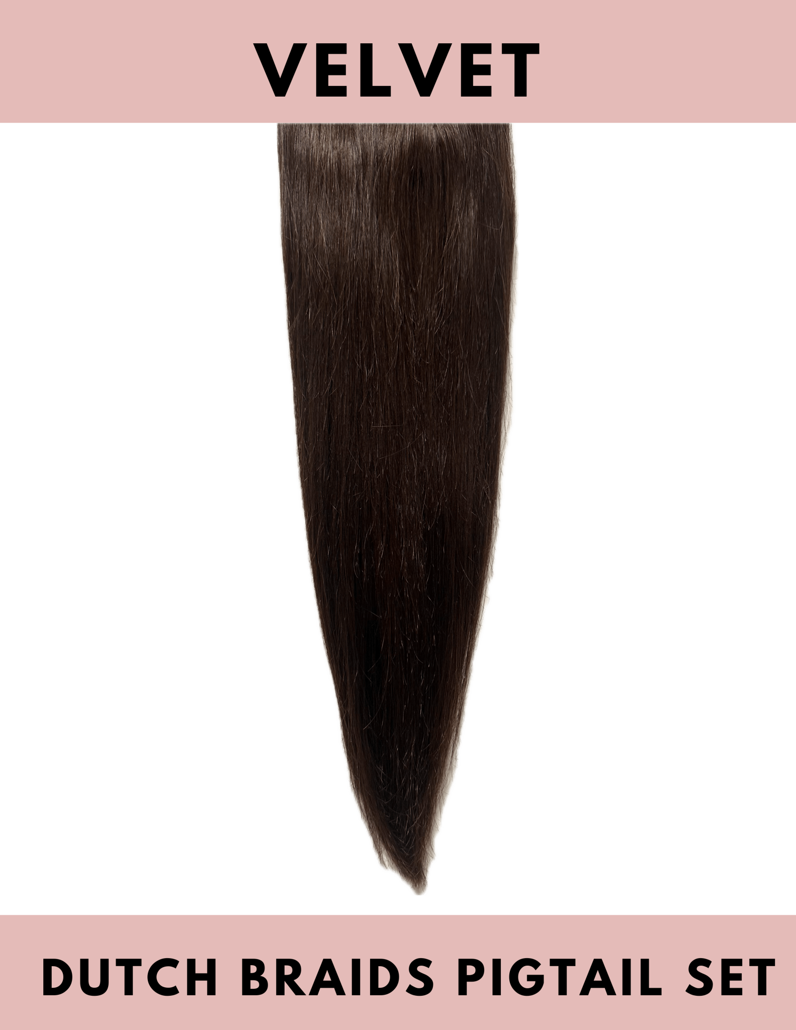 Dutch Braid Pigtails Set - The Perfect Posh