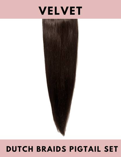 Dutch Braid Pigtails Set - The Perfect Posh