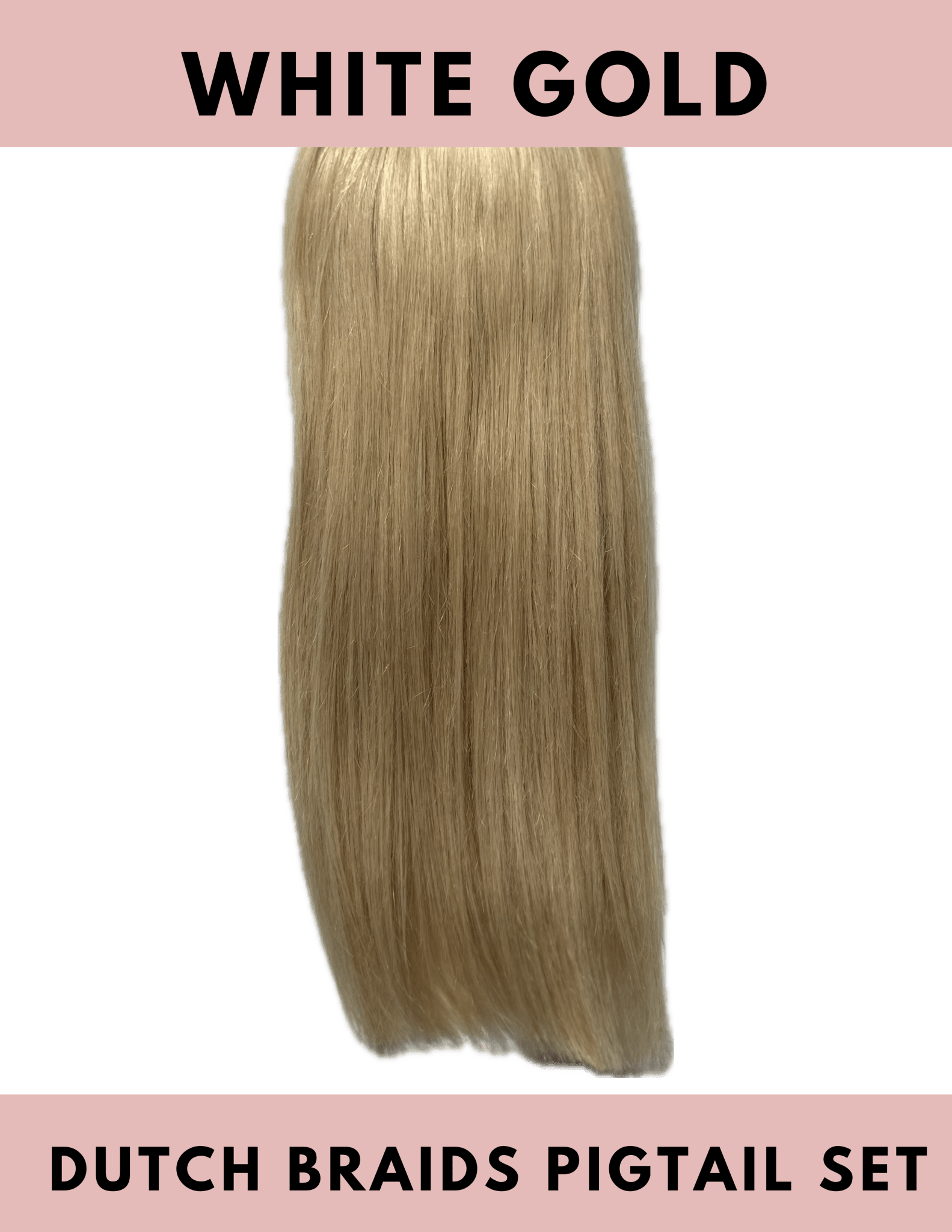 Dutch Braid Pigtails Set - The Perfect Posh