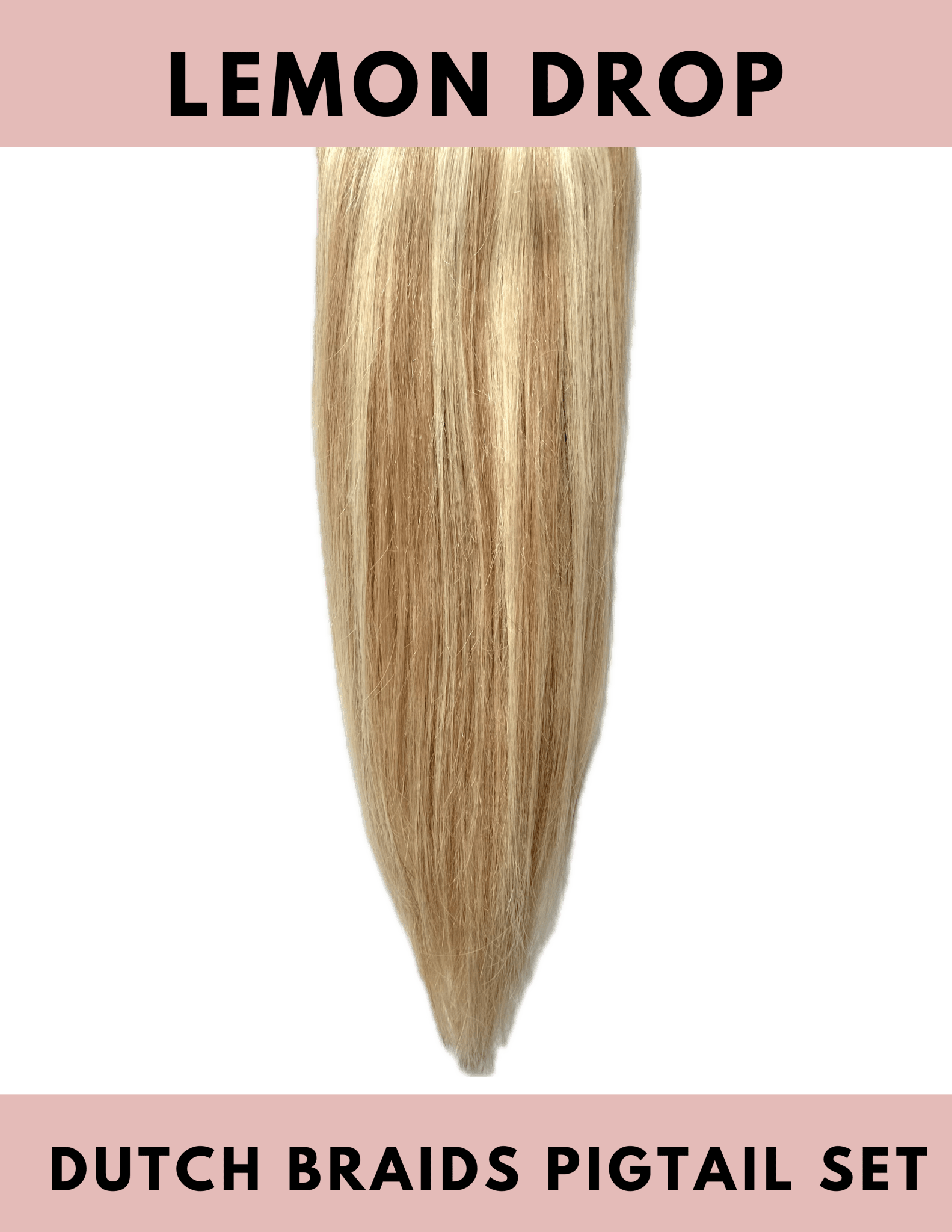 Dutch Braid Pigtails Set - The Perfect Posh