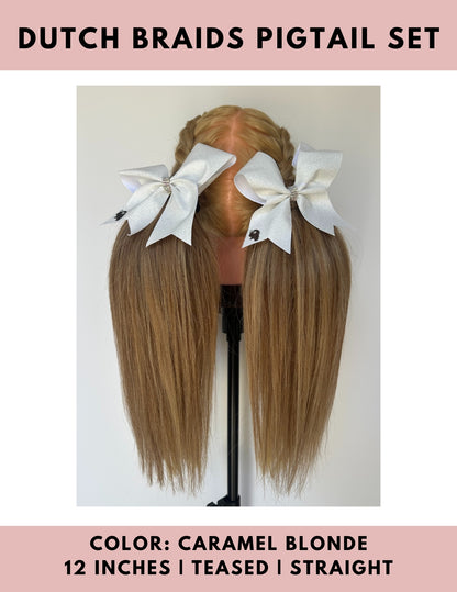 Dutch Braid Pigtails Set