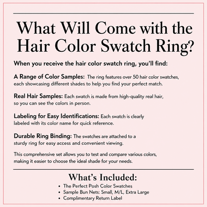 Hair Color Swatch Kit: Deposit - The Perfect Posh